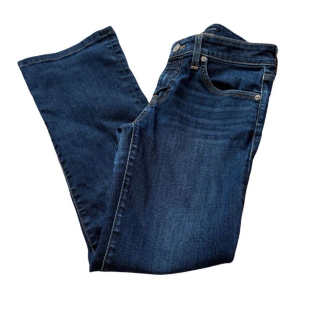 Lucky Brand Lolita Low-Rise Boot Leg Jeans Women's Size 4 Dark Wash